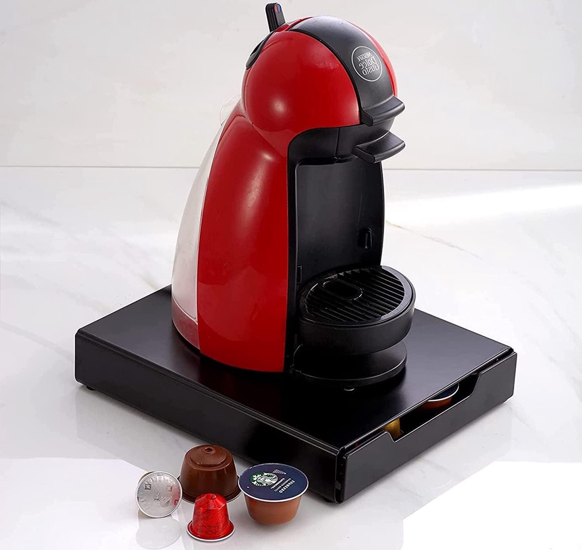 MaxMiuly Dolce Gusto Porte-capsules rotatif pour dosettes de café Dolce MaxMiuly Dolce Gusto Porte-capsules rotatif pour dosettes de café Dolce