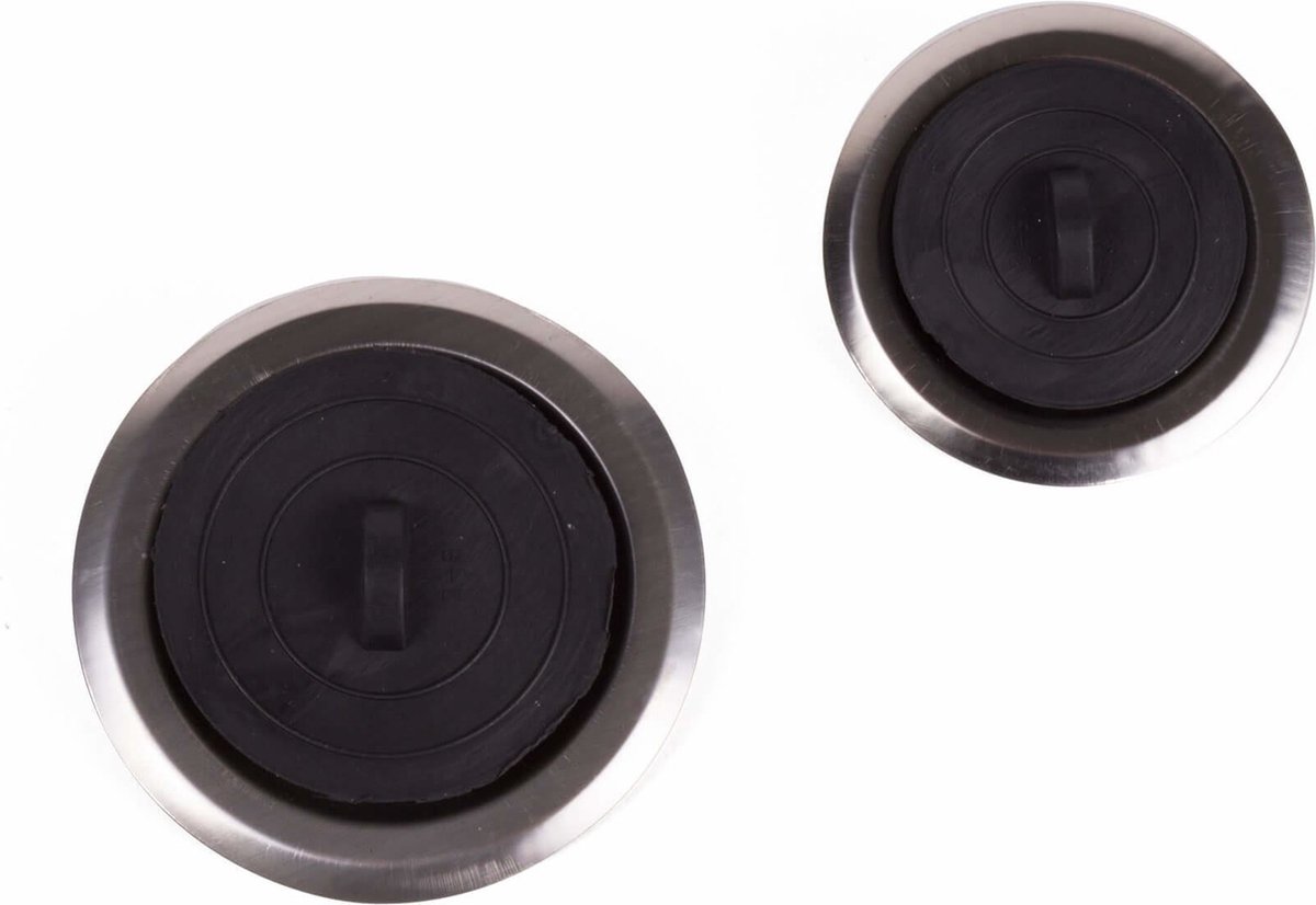 Goedkoopste Benson Vierdelige roestvrijstalen gootsteenzeefjes en stoppen - anti-verstopping - diverse maten