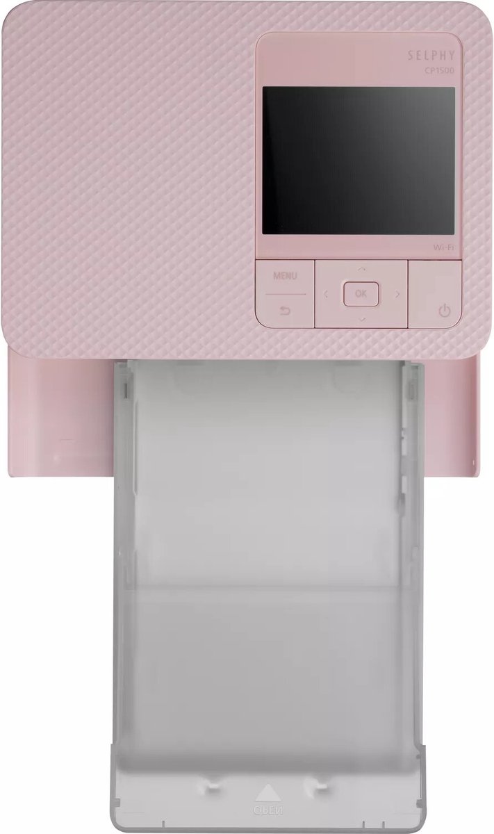 Canon Selphy CP1500 - Mobiele Fotoprinter - Roze — afbeelding 2