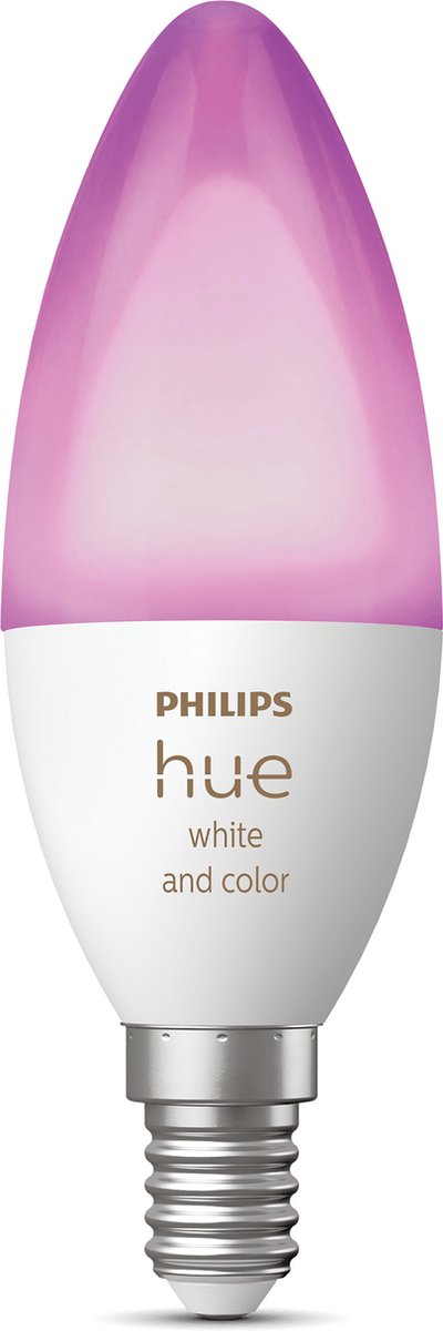 Philips Hue Kaarslamp Lichtbron E14 - wit en gekleurd licht - 5,2W - Bluetooth — afbeelding 3