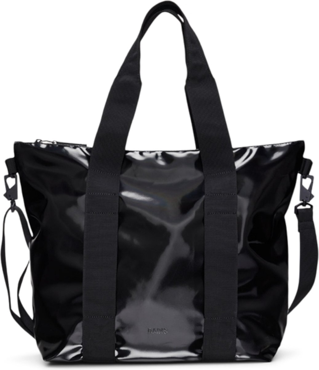Rains Mini R14160-29 - Unisex - Shopper - Zwart - 16 L