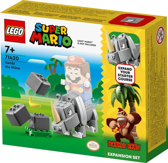 LEGO Super Mario Uitbreidingsset: Rambi de neushoorn - 71420