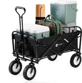 Bol.com Packaway Opvouwbare Bolderkar van Wasbaar Polyester tot 70KG – 98 x 53 cm – ZWART aanbieding