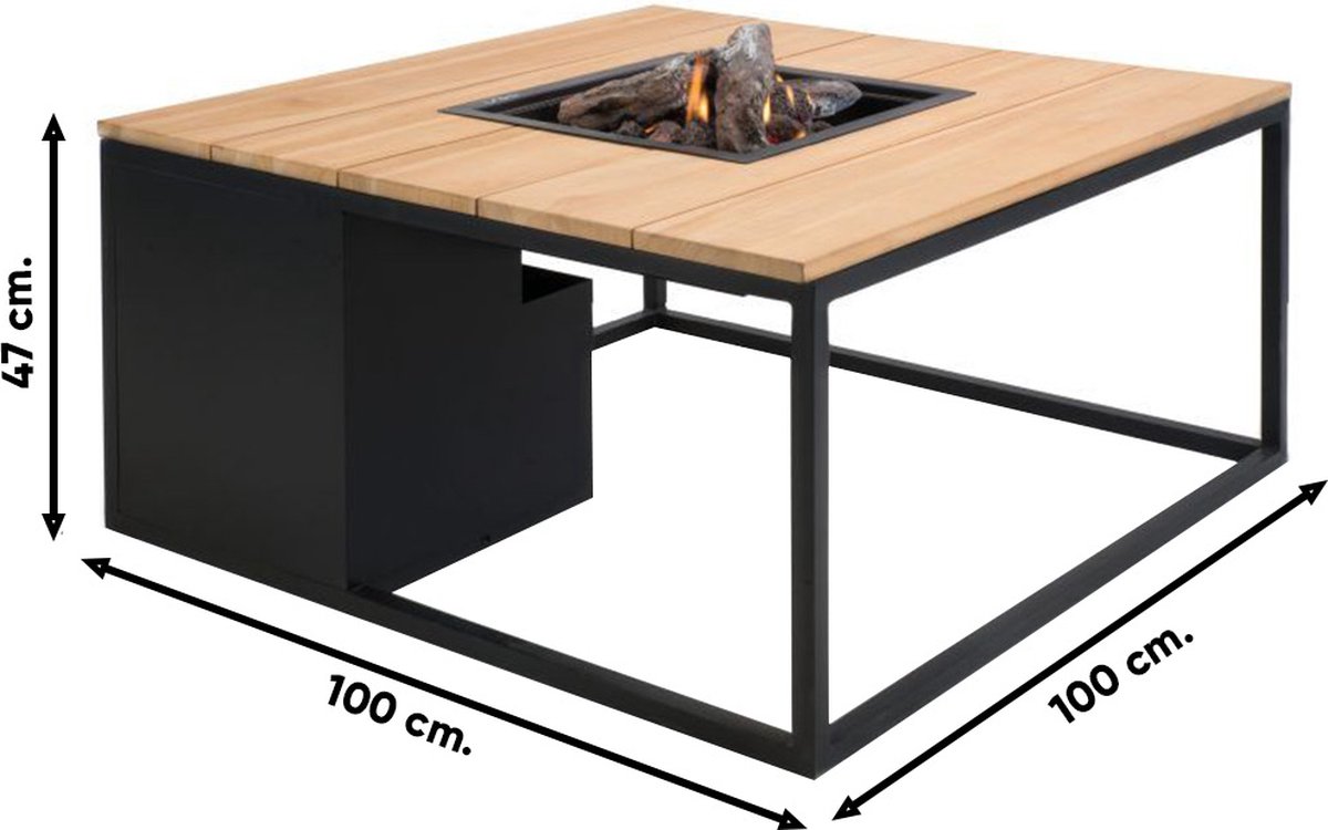 Cosi Cosiloft - Table de feu - Noir