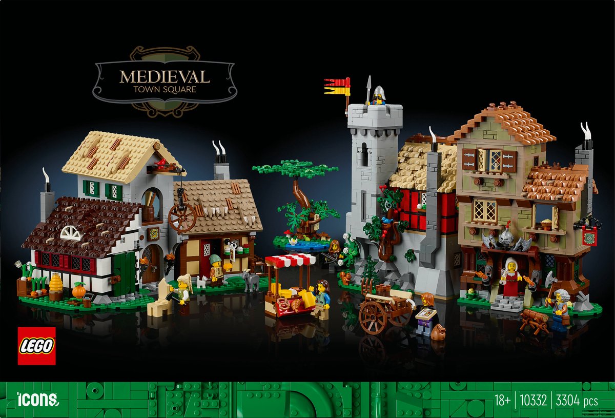 LEGO Icons Middeleeuws stadsplein - 10332 — afbeelding 16