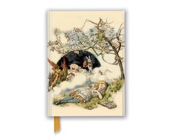 Flame Tree Notebooks- British Library: Alice Asleep, from Alice’s Adventures in Wonderland (Foiled Journal)