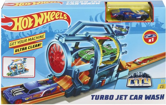 Hot Wheels Turbo Jet - Car Wash Racebaan