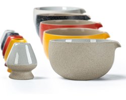 Japanse Matcha-kom met natuurlijke steenstructuur - 510 ml - Dk.grey - Matcha Theekom - Keramische Kom Theeschalen - Matcha ceremoniële accessoires Japanse Matcha-kom met natuurlijke steenstructuur - 510 ml - Dk.grey - Matcha Theekom - Keramische Kom Theeschalen - Matcha ceremoniële accessoires