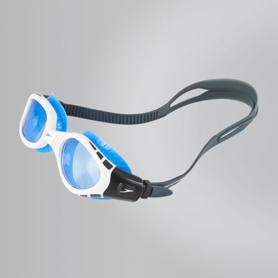Speedo Futura Biofuse Flexiseal Unisex - Wit / Blauw - One Size