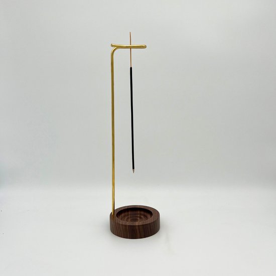 Elegante hangende wierookhouder in goud