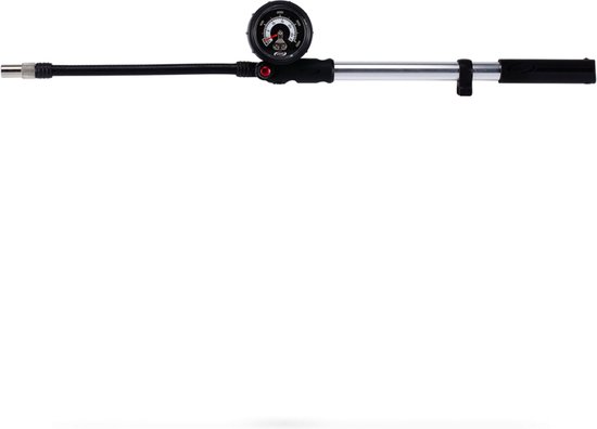BBB Cycling Airshock Voorvorkpomp - Mini Fietspomp met Drukmeter Schokdempers en Voorvorken - 28 Bar - Zwart/Zilver - BMP-29 — afbeelding 4