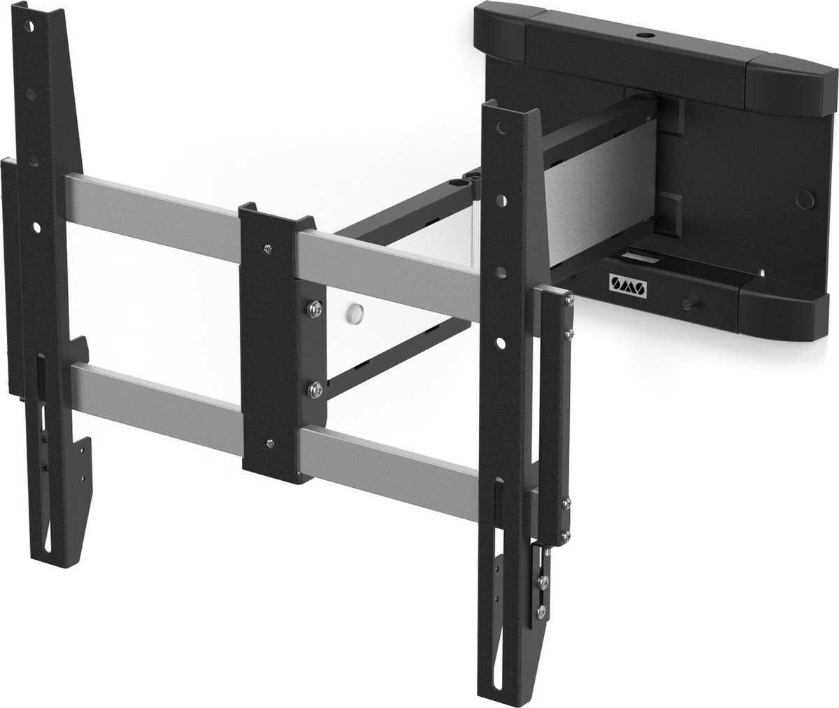 SMS Smart Media Solutions 14-002-5 flat panel bureau steun Muur Aluminium, Zwart