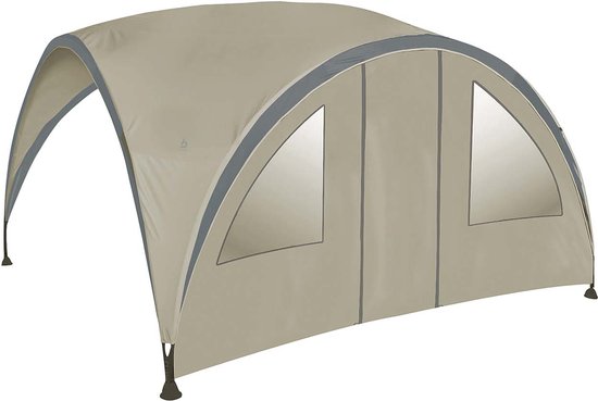 Bo-Camp - Zijwand voor party shelter - Medium - Met deur en ramen van Bo-Camp — afbeelding 2