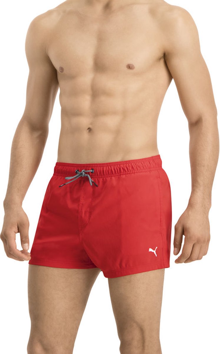PUMA Swim Korte Short Heren Zwembroek - rood — afbeelding 5