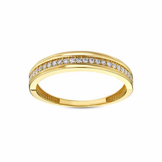 Beydodo Herrenring 750 Weißgold, Trauringe für Männer Bandring Breit