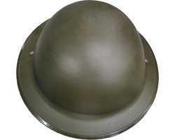 Funny Fashion Carnaval verkleed soldaten/leger Helm - legergroen - voor volwassenen - militairen