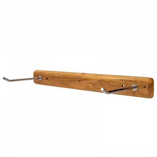 Wandhouder voor halterstang, 100% koolstofstaal (X 4, Musculation