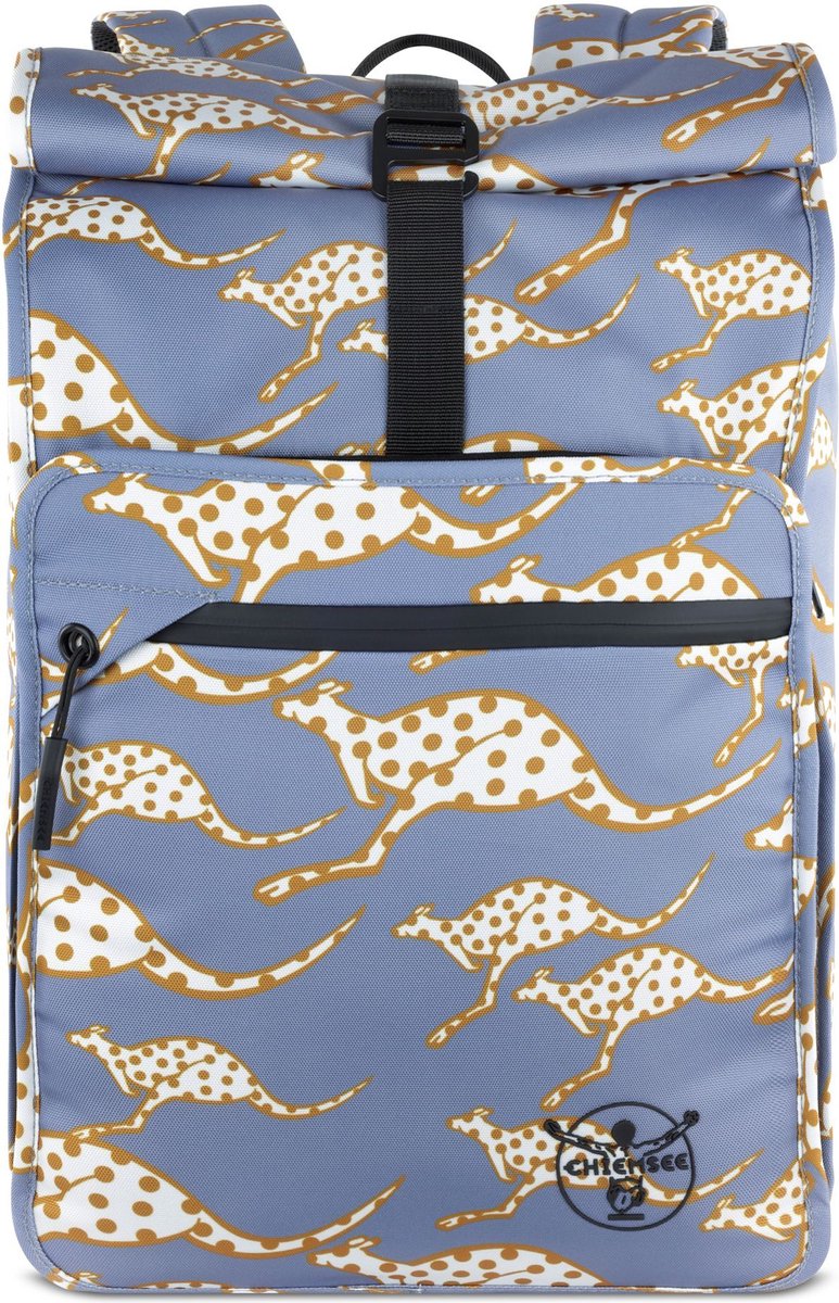CHIEMSEE Vrije tijd rugzak Rugzak met laptopvak Jump N Fly Backpack Role Purple Blauwgrijs