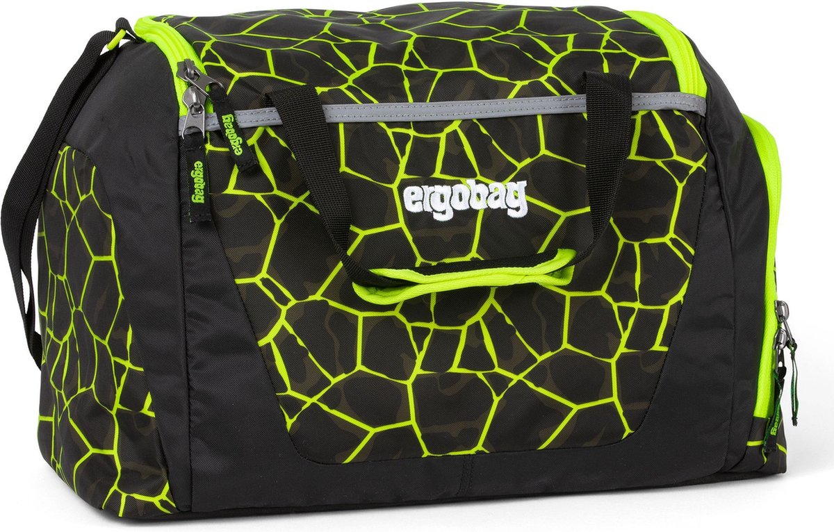 ergobag Sporttas Sportbag DrachenfliegBär Zwart Veelkleurig