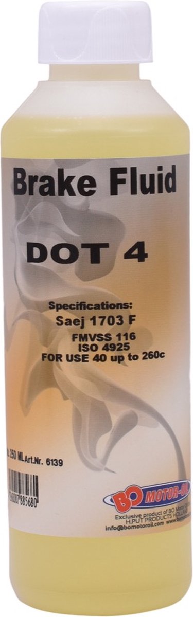 Remvloeistof BO Brake Fluid DOT4 (250ml)