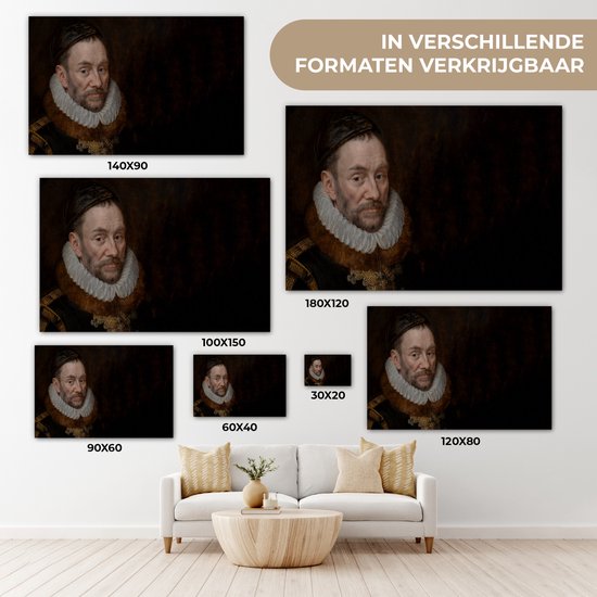 Peinture sur toile - Guillaume Ier, Prince d' Oranje - Tableau - Maîtres anciens - Art - 90x60 cm - Décoration de chambre - Chambre