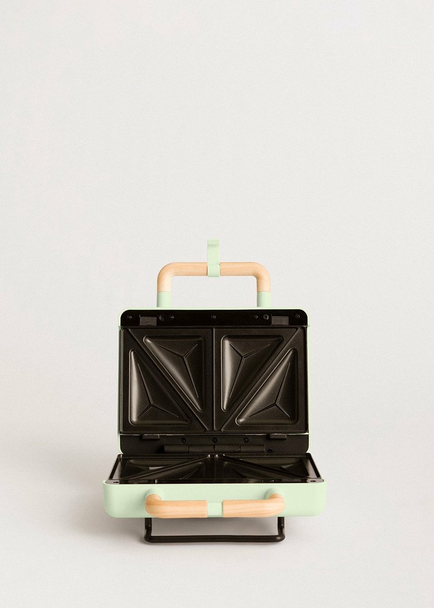 CREATE STONE 3 IN 1 STUDIO - Sandwich/Wafel grill - Verwisselbare Grillplaten - Verticale Opslag - Groen