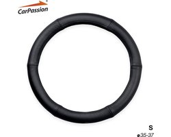CarPassion Stuurhoes - Steering Cover - Leer - Ø 35-37 CM