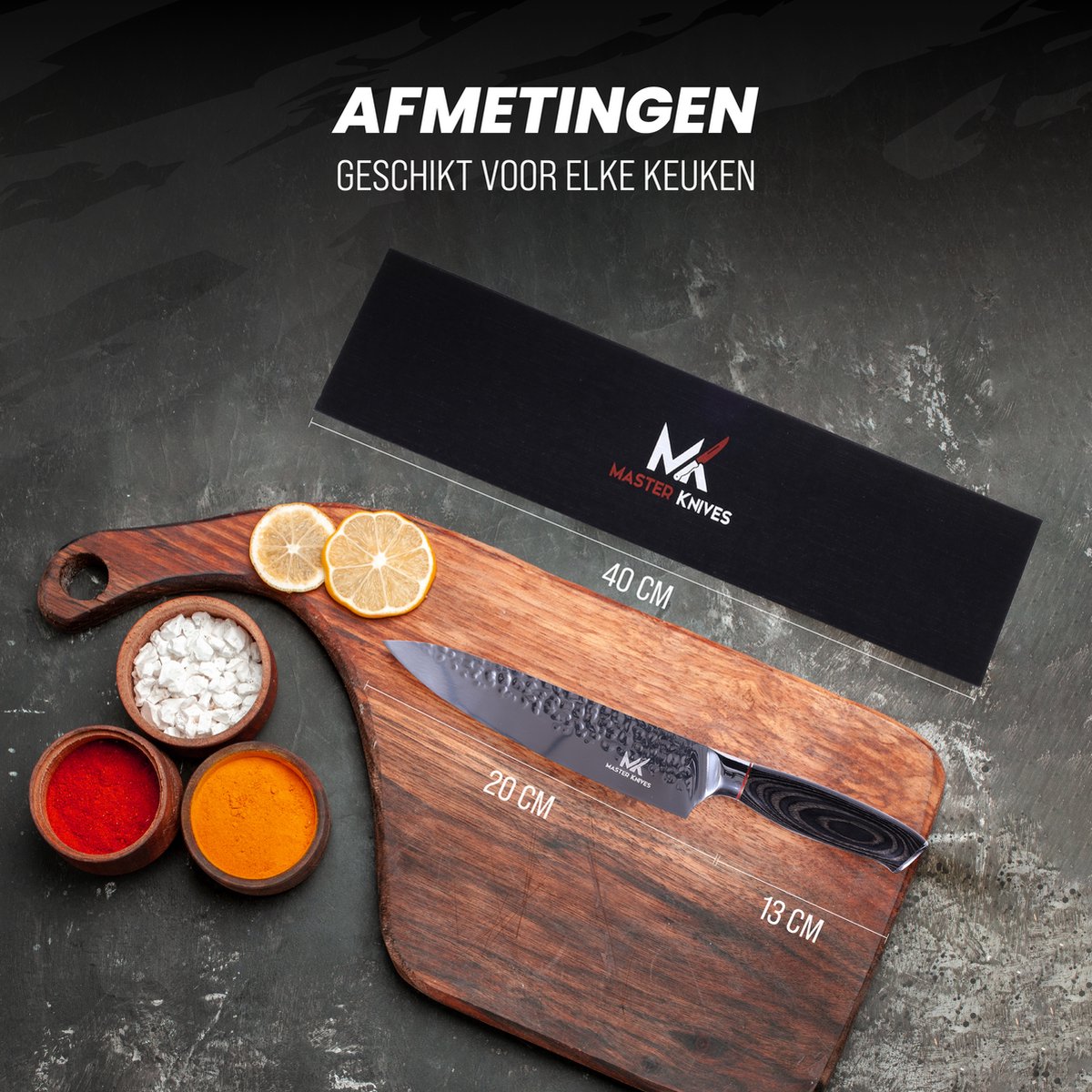Professioneel Japans Koksmes 20 CM van Master knives — cadeau in Kookcadeaus - foto 8