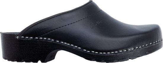 Foto: Skolys w 620 00 klompen heren dames clogs tuinklompen werkklompen verpleegkundige ziekenhuis instap zwart pu zool maat 36