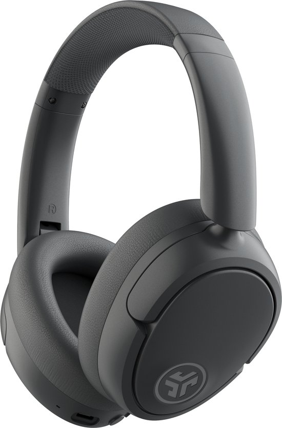 JLab Jbuds Lux ANC Draadloze Koptelefoon Bluetooth - Active Noise Cancelling Over Ear Hoofdtelefoon - 70 uur Batterijduur - Be Aware Audio - Multipoint - Aanpasbare Equalizer - Inklapbaar - Zwart
