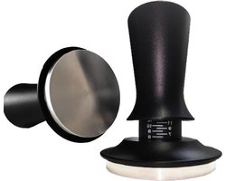 Roestvrij stalen espresso tamper 51 mm met schaalaanpassing - 15 lbs aandrukkracht
