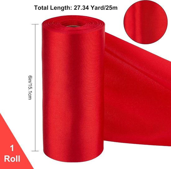 Rouleau De Ruban De Satin Simple Face De 2,5 Cm Pour Détails De Mariage