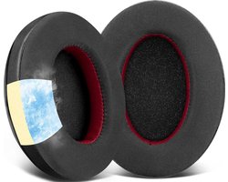 Coussinets d'oreille en gel rafraîchissant de remplacement pour HyperX Cloud 1-I-2-II-3-III- Pro- Core- Alpha- Alpha S-Flight- Stinger- Mix-CloudX-CloudX Chat avec mousse haute densité plus douce - Zwart