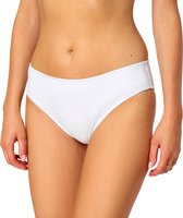 Bellivalini BLV-VR-Brief-1 Dames Zwembroek - Zwemshorts - Bikinibroekje - Elastische tailleband - Polyamide & Elastaan - Wit - XL