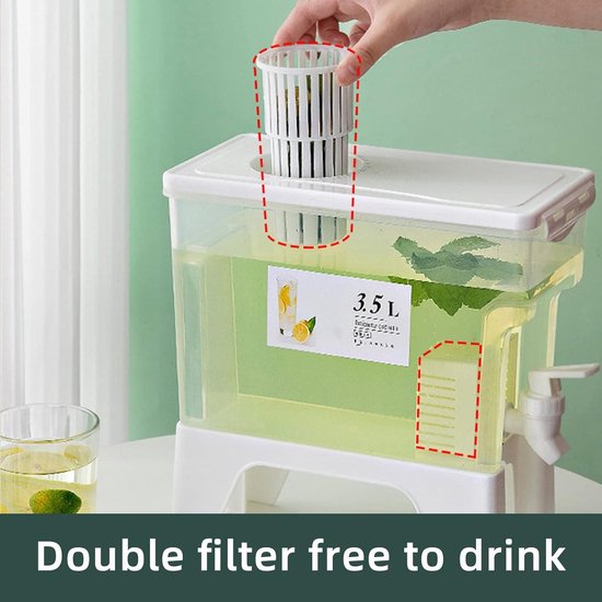 3,5L drankdispenser koelkast drankvloeistofcontainer met kraan koudwaterkan voor thuisfeest buiten kopen vanaf een prijs van 14 3,5L drankdispenser koelkast drankvloeistofcontainer met kraan koudwaterkan voor thuisfeest buiten kopen vanaf een prijs van 14