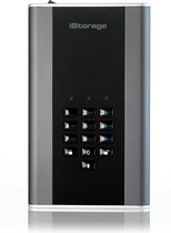 Bol.com iStorage diskAshur DT2 - externe harde schijf - 4 TB - Cijfercode - Zwart - Grafiet aanbieding
