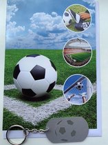 Akyol - Voetbal van harte beterschap wenskaart - voetbal - Verjaardag - Wenskaarten met tekst - Nederland - Cadeau - verrassing - bal - Met sleutelhanger
