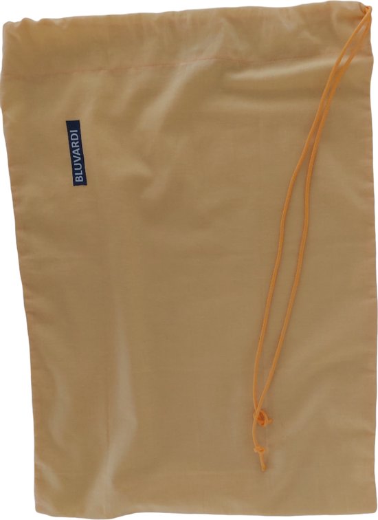 Sac à linge en coton - XXL - avec cordon de serrage - Jaune