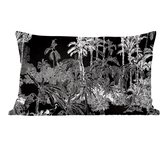 Coussins Coussins décoratifs - Oreillers Salon - 60x40 cm - Palmier - Jungle - Tropical