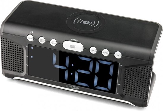 Wekkerradio DAB - Audizio Cuneo - Bluetooth wekkerradio met draadloze oplader