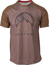 MTB Fietsshirt Venture Unisex - Bruin - XS