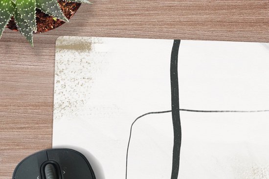 Tapis de souris XXL - Sous-main - Tapis de bureau - Peinture - Abstrait - Minimalisme - 80x40 cm - Tapis de souris XXL