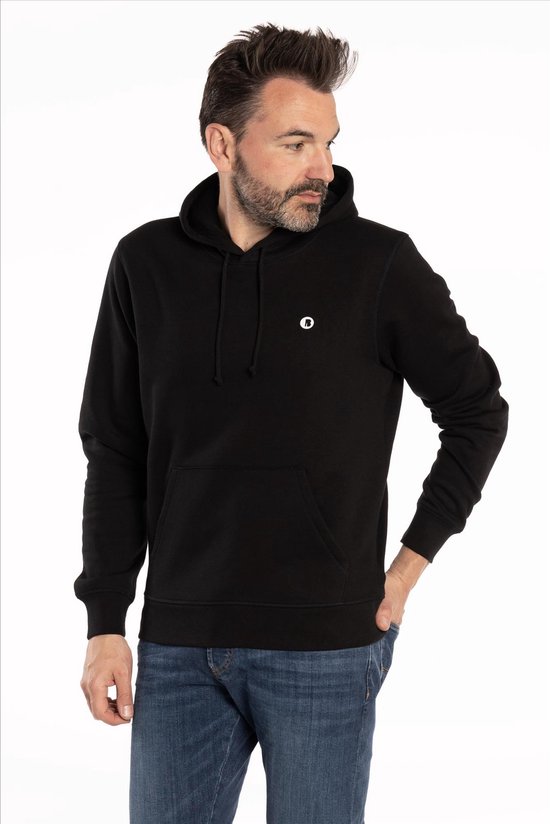 Brooklyn - Zwarte hoodie B-Icon | Sweater | Trui |Kaptrui | Pull | Homewear |Comfy - Maat L