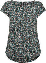 Only T-shirt Onlvic S/s Aop Top Noos Ptm 15161116 Balsam Green/fall Ditsy Dames Maat - 42