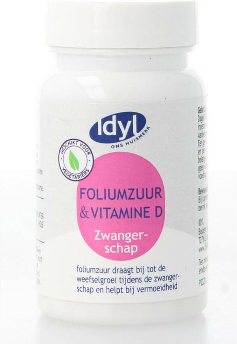 Idyl Foliumzuur & Vitamine D 120tb