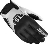 Spidi CTS-1 Black White Motorcycle Gloves L - Maat L - Handschoen