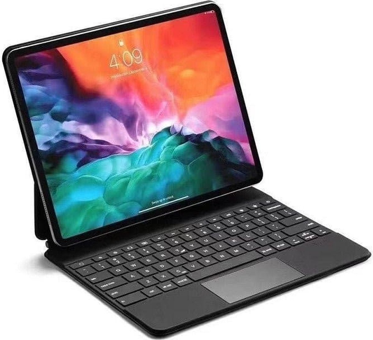 Tablet2you Clavier Apple iPad 2018 avec étui en cuir - Zwart