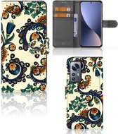 Bookcase Xiaomi 12 | 12X Hoesje Barok Flower