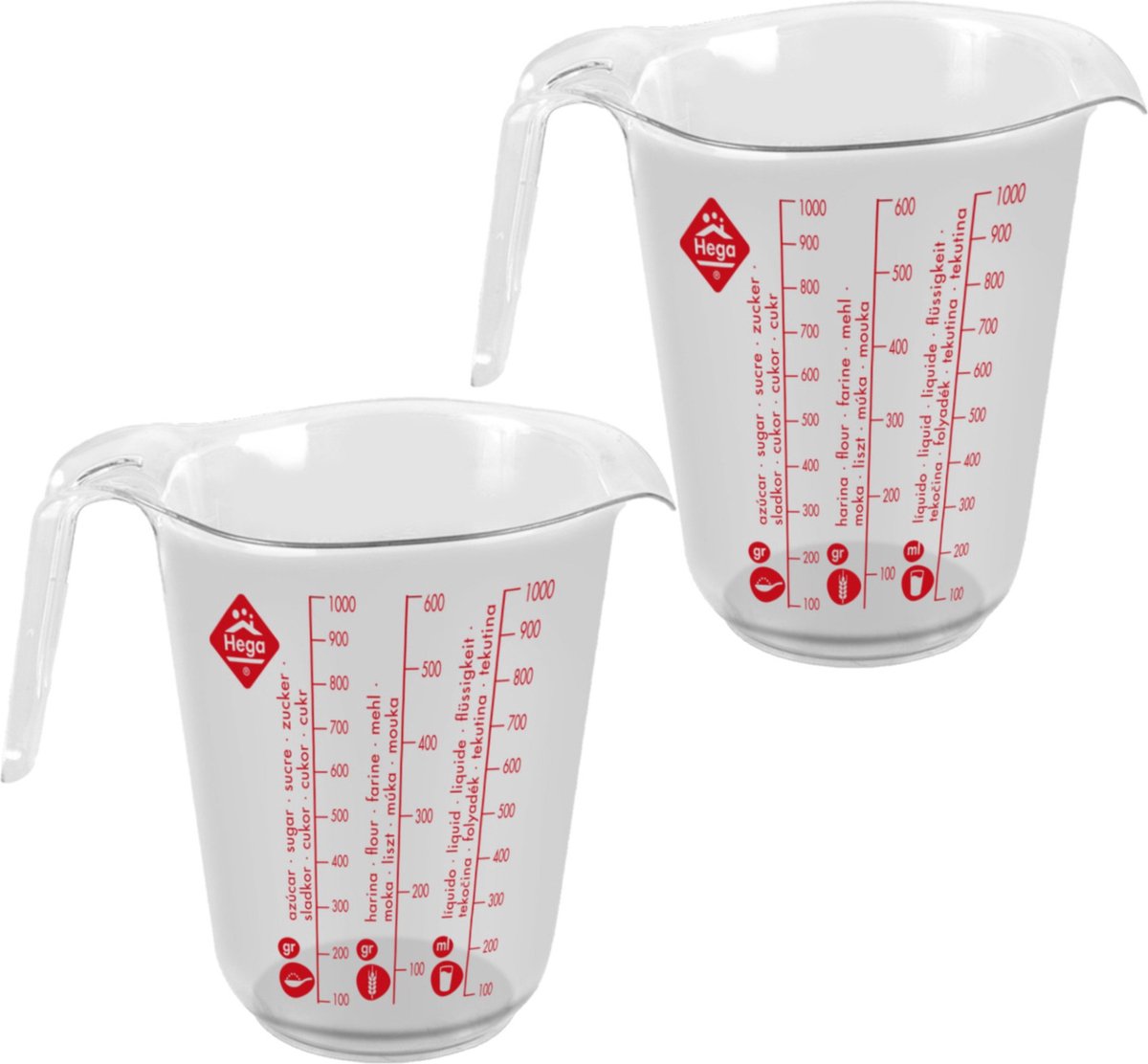 Verre Doseur, Verre esureur Tasse à Esurer En Verre Avec Couvercle