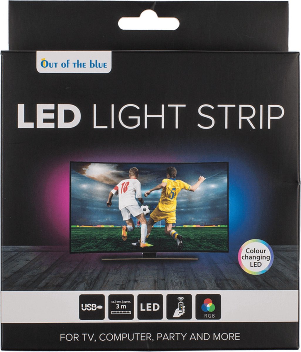 Out of the Blue 2x led strip verlichting - gekleurd thumbnail 5